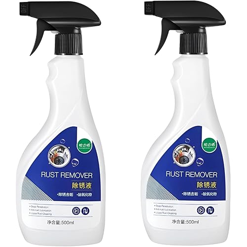 [Luvian] 「高速サビ取り」多機能強力鉄用サビ取り剤【サビ落とし＋保護】錆取り剤 500ML大容量 錆取りスプレー サビ落とし 高速サビ取り剤 多用途防錆剤 中性 低臭 速攻 高濃度浸透分解 輝きを高め 金属表面を簡単にきれいに 頑固なサビ対応