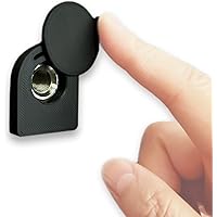 テクテク のぞき見防止！防犯対策 マグネットで取り付け2秒！軽量ドアスコープカバー（内蔵マグネット・スライド式）一般用 浅型 18250