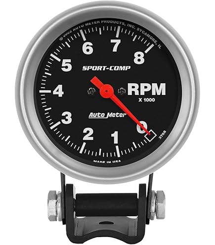 Amazon | AutoMeter オートメーター 2304 Φ95 8000RPM タコメーター 