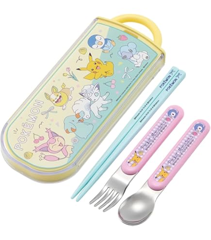 Amazon｜ポケモン トリオセット 箸 16.5cm スプーン 13cm フォーク