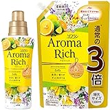 【Amazon.co.jp 限定】【まとめ買い 大容量】ソフラン アロマリッチ ベル(ホワイトシトラスアロマの香り) 柔軟剤 本体 520m