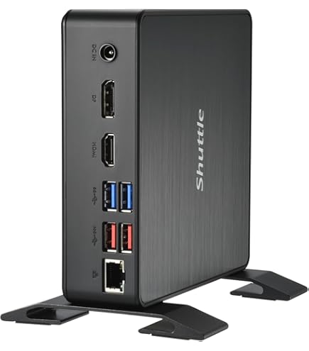 Amazon | Shuttle 小型ベアボーンPC 200x78x250mm ブラック