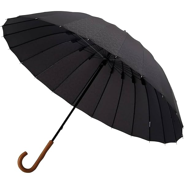 Amazon | 傘 高級 婦人用傘 黒 55cm 皇室御用達 前原光榮商店 16本骨