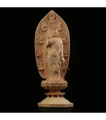 Amazon｜【如来】仏像 薬師如来 桧木製 薬師仏 薬師如来座像2.5