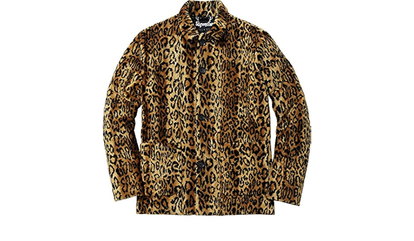 supreme leopard fur coat