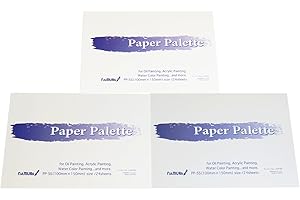 【Amazon.co.jp 限定】 名村大成堂(Namurataiseidou) ペーパーパレット PP-SS 24枚入 150×100mm 3冊セット
