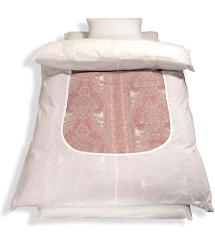 Amazon | 【日本製】 手作り ふんわり綿ふとん 和掛け布団 シングル