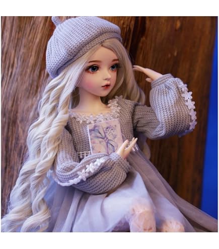 Amazon | Skrnoai BJDドール 球体関節人形 1/3 60cm 人形本体 洋服