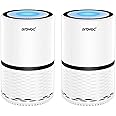 AROVEC Air Purifier H13 True HEPA Air Filter, Cleaner for Home, Bedroom, Removes Germs, Smoke, Dust, Pollen, Odours, 3-Stage 