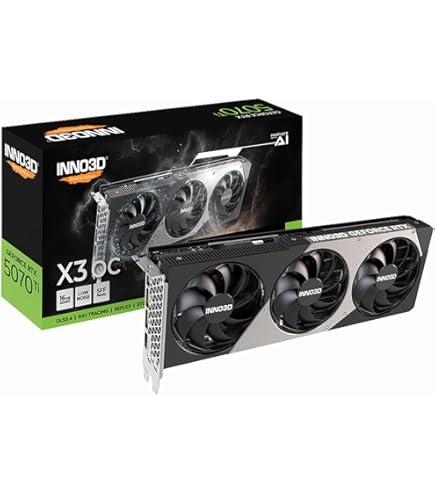 INNO3D GEFORCE RTX グラフィックボード Amazon | INNO3D GeForce RTX™ 5070 Ti X3 OC ・並行輸入品・3