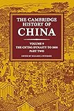 The Cambridge History of China: Volume 9, The Ch'ing Dynasty to 1800, Part 2