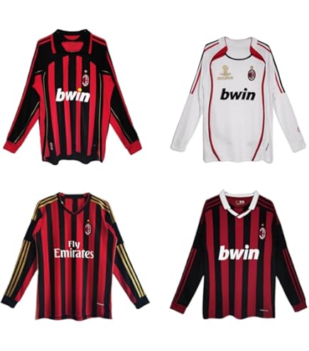 Amazon | 復古版 ACミラン サッカー ユニフォーム 2006 シーズン 番号
