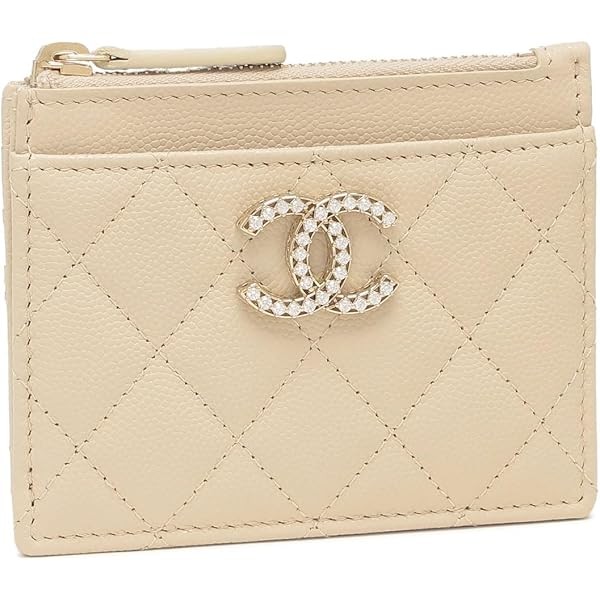 シャネル 名刺入れ ベージュ 11cm x 8cm シャネル 名刺入れ ベージュ 11cm x 8cm ベージュ系 CHANEL