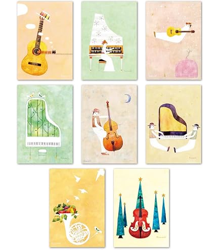 Amazon | ポストカード6枚セット 山田和明 105×150mm 絵本作家 水彩画