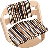 ストッケ トリップ トラップ 用 オリジナル 専用カバー 撥水 撥油 日本製 (専用カバー, ユーロブラウン・ストライプ)