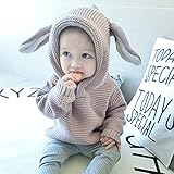 2017秋冬新作 キッズ服 レイシークラシック（Lacey Classic） ベビー服 赤ちゃん服 ニット製 ウサギ 耳付き ウサギ耳付きコート 女の子 ガールズ ジュニア トップス アウター 上着 