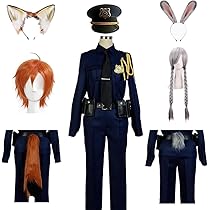 Amazon.co.jp: LUCKYCOS ニック・ワイルド コスプレ 警察服