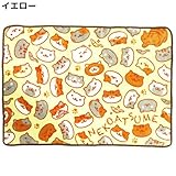 ねこあつめ[ひざ掛け]あったかブランケット/2nd 【イエロー 】