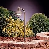 15438OB Traditional Marine Lantern 1LT Incandescent/LED Hybrid Low Voltage Landscape Path and Spread
