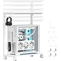 Amazon.co.jp: Holdm pcラック 昇降式 ガレリア ゲーミング pc ワゴン