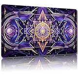 Malqiqi プレイマット MTG用 無料収納バッグ付き ゲームマット 24 x 14インチ TCG カード用ボードゲームマット マウスパッド デスクマット (マジックマット54、レギュラー)