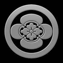 Amazon.co.jp: 家紋シール 庵木瓜紋 直径4cm 丸型 4枚セット