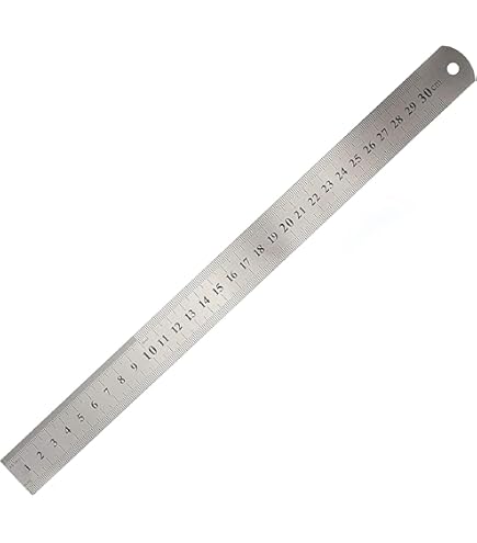 Amazon.co.jp: 直尺 定規 ステンレス 20cm アルミ直尺 メモリが