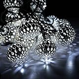 クリスマス ツリー パーティー ガーデン装飾 (白) の光 20 LED 太陽文字列ライト防水太陽妖精ライトの文字列します。