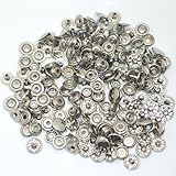 ジャンパーホック 小(7060ホック)足長 シルバー(ニッケル) 50個セット