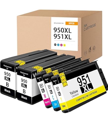 950XL 951XL printercartridges Multipack Compatibele Vervanging