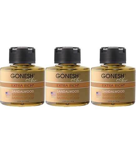 GONESH サンダルウッド ホームフレグランス 3本セット Amazon.co.jp