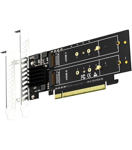 Amazon | HighPoint SSD7505 PCIe 4.0 x16 4チャンネル M.2 NVMe RAID