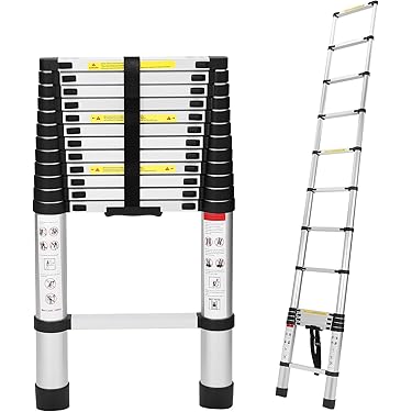 中古H-21はしご 伸縮 5m 150kg 家庭用 業務用 災害 防災 はしご 伸縮 5m 150kg 家庭用 業務用 災害 防災 日本語説明書付