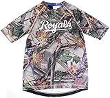 MLBメンズBe The Best Cool Base Camo Wordmark Tシャツ( XXLarge、Kansas City Royals )