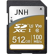 Amazon | SDカード SDXCカード 512GB JNH UHS-I超高速100MB/s