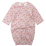 RAG MART 起毛スムース花柄2wayロンパース ピンク(P) FREE