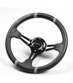 Amazon | ステアリング 35φ ディープコーン 70mm フェイクレザーPVC