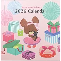 Amazon.co.jp: クツワ 手帳 くまのがっこう 家族手帳 2024年 B6