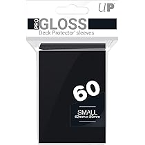 Amazon | ウルトラプロ「デッキプロテクターソリッド ブラック 60枚