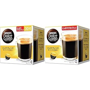 【セット買い】ネスカフェドルチェグスト 専用カプセルリッチブレンドマグナムパック 30P & ネスカフェ ドルチェグスト…