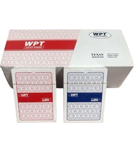 Amazon.co.jp: CLUB WPT ポーカー用プラスチックトランプ 100