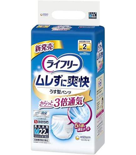 Amazon | ライフリー パンツタイプ ムレずに爽快うす型パンツ Mサイズ