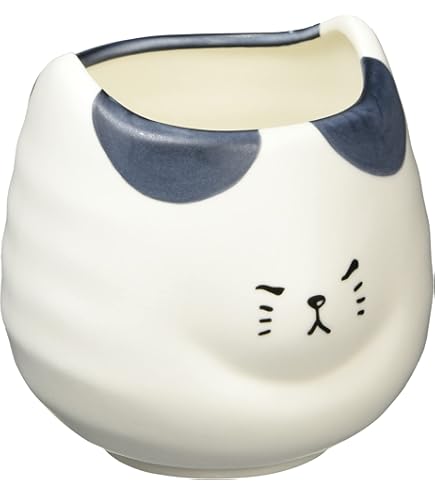 Amazon | 矢合直彦 作 ねこの湯呑み 陶器 コップ カップ ねこ 猫