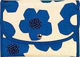 Pouche(ポーチェ) 母子手帳ケース ジャバラ 北欧フラワー (ブルー) po0074-1-2