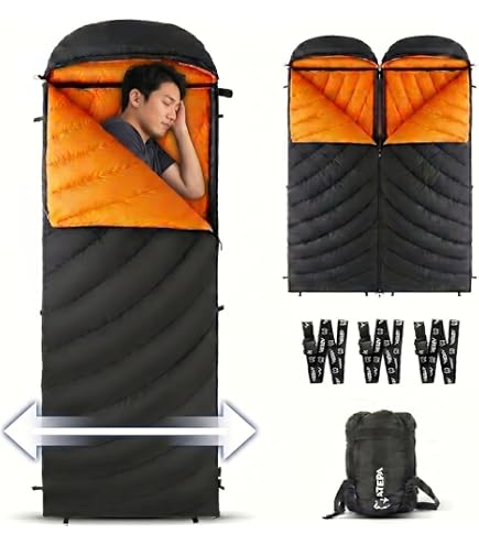 Amazon.co.jp: ATEPA BULWARK 300 ダウンシュラフ 寝袋 大人用 3