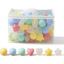 Amazon.co.jp: Hugmuu カラーボール 5.5cm 6cm ボールプール ミックス