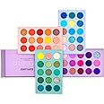 Beauty Glazed 美しさは60色のメイクアップアイシャドウパレット4で1色ボードプレスキラキラアイシャドウ4層5月回転マット真珠光沢の高い着色された化粧品