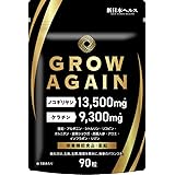 GROW AGAIN ノコギリヤシ13,500mg ケラチン9,300mg 国内製造 亜鉛 高麗人参 アルギニン シトルリン オルニチン 栄養機能食品 新日本ヘルス