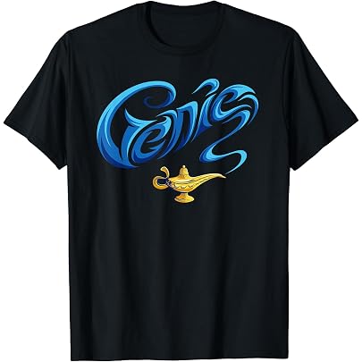 Amazon | ディズニー アラジン ジーニー ヴィンテージ Tシャツ