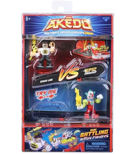 Legends of Akedo Powerstorm Warrior Collector Pack 4 Mini Battling